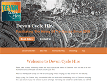 Tablet Screenshot of devoncyclehire.co.uk